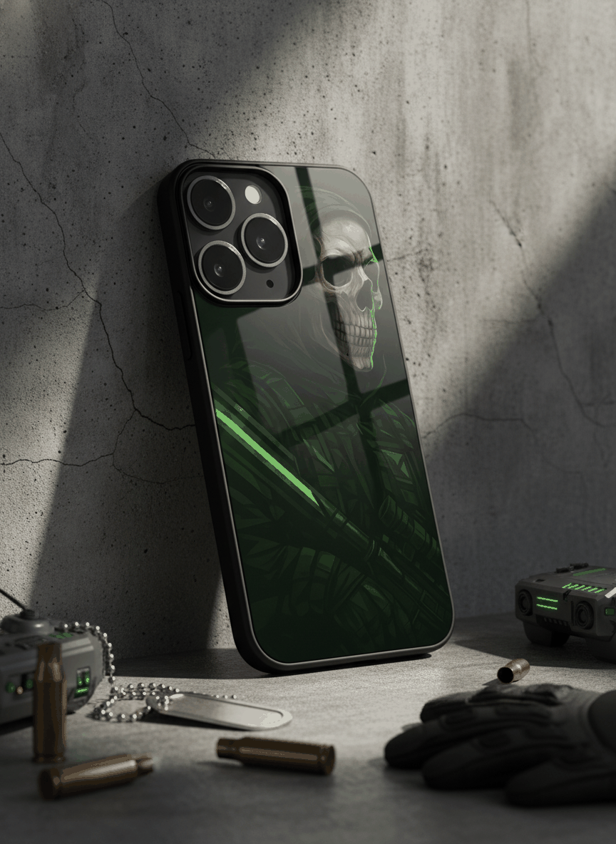 COD Zombie Glass Back Cover For iPhone 11-17 The Case & Co
