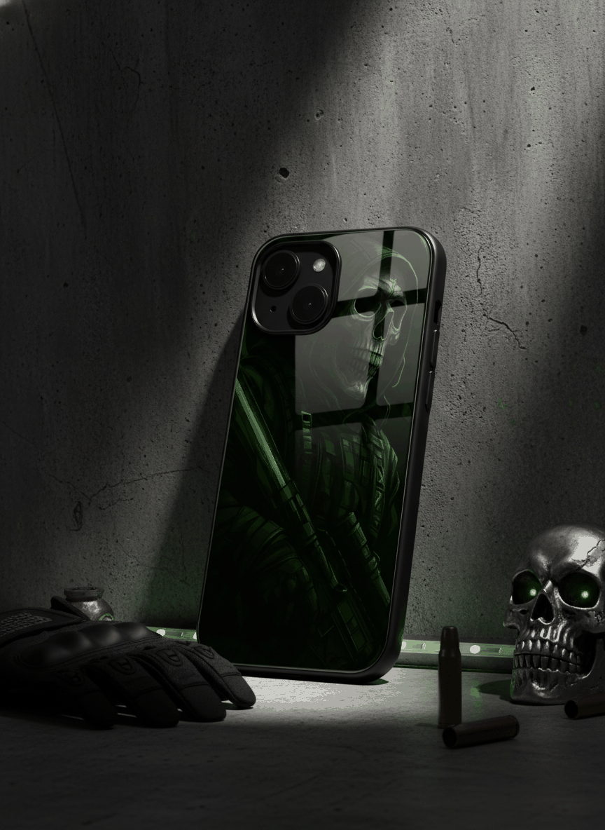 COD Zombie Glass Back Cover For iPhone 11-17 The Case & Co