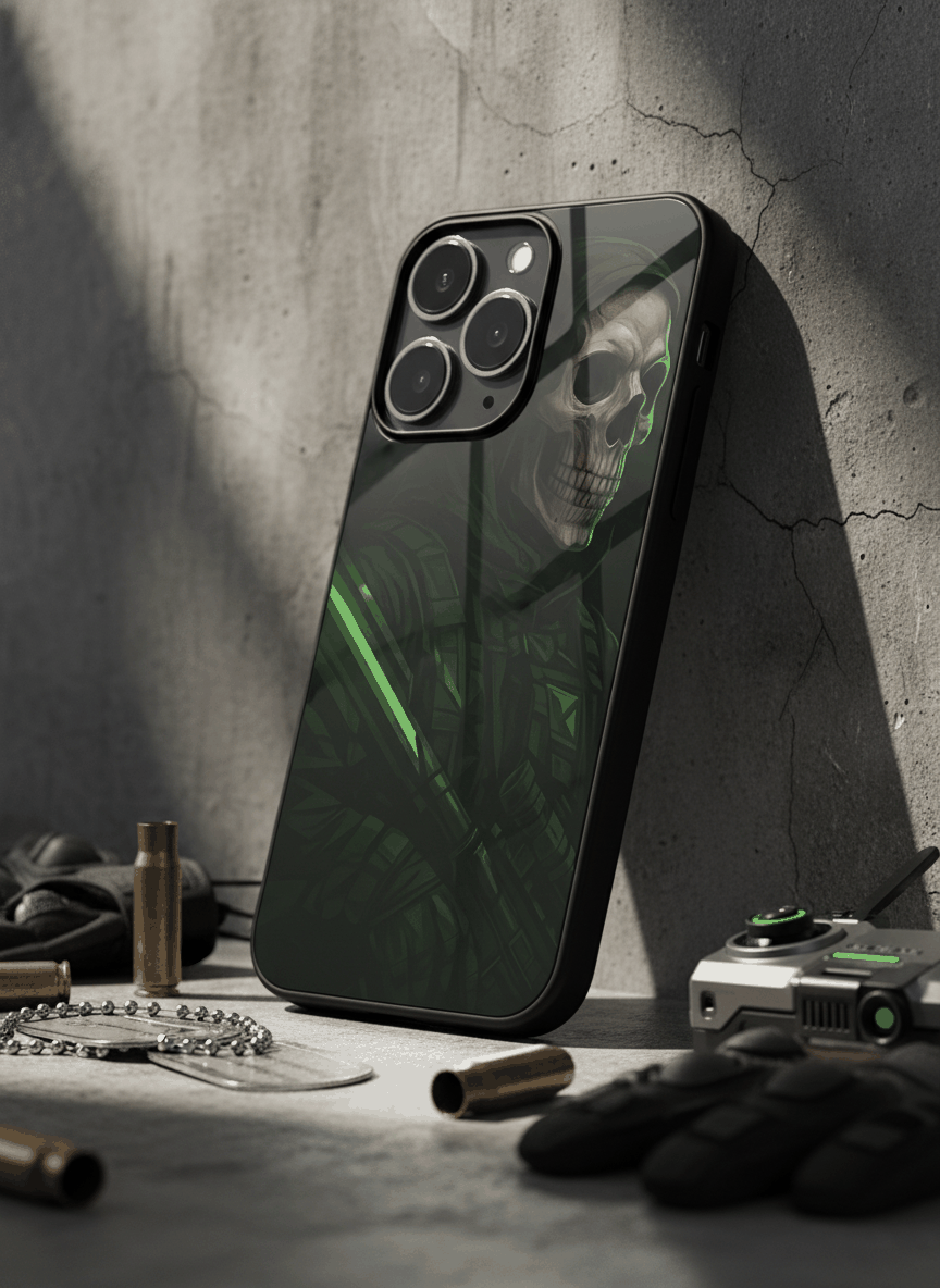 COD Zombie Glass Back Cover For iPhone 11-17 The Case & Co