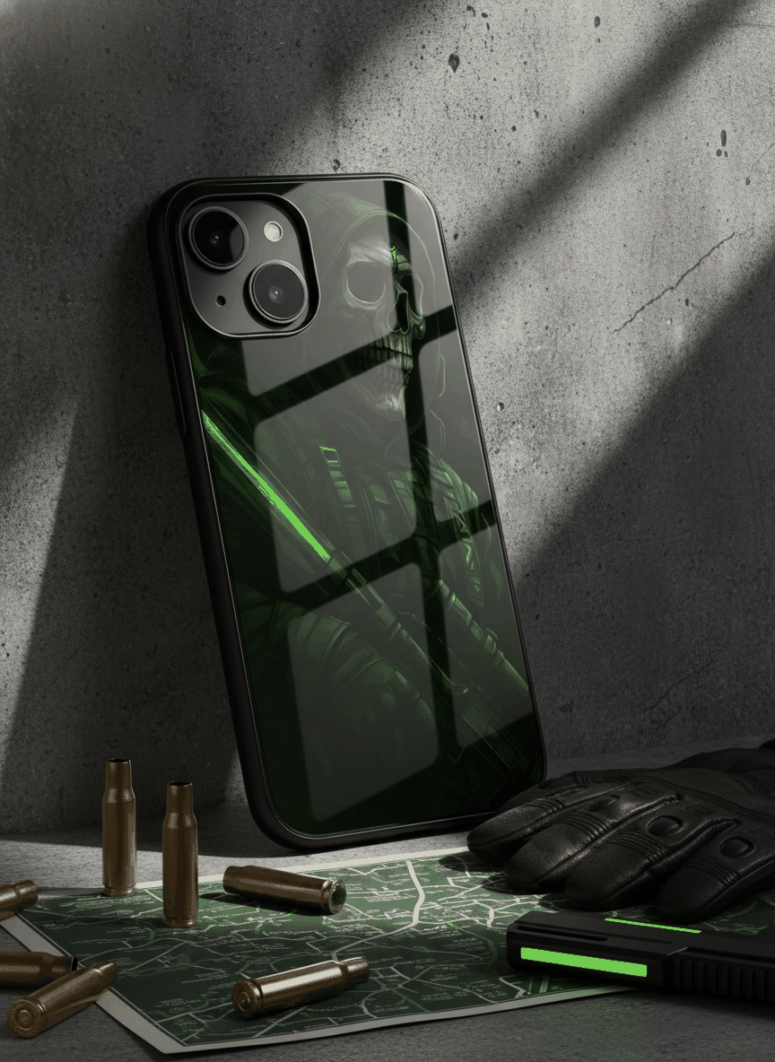 COD Zombie Glass Back Cover For iPhone 11-17 The Case & Co
