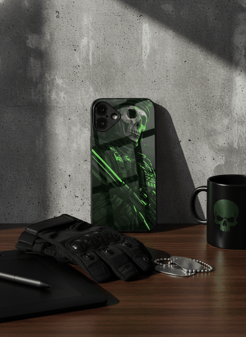 COD Zombie Glass Back Cover For iPhone 11-17 The Case & Co