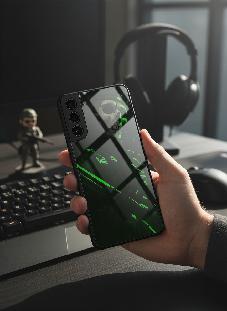 COD Zombie Premium Glass Back Cover For Galaxy S Series The Case & Co India