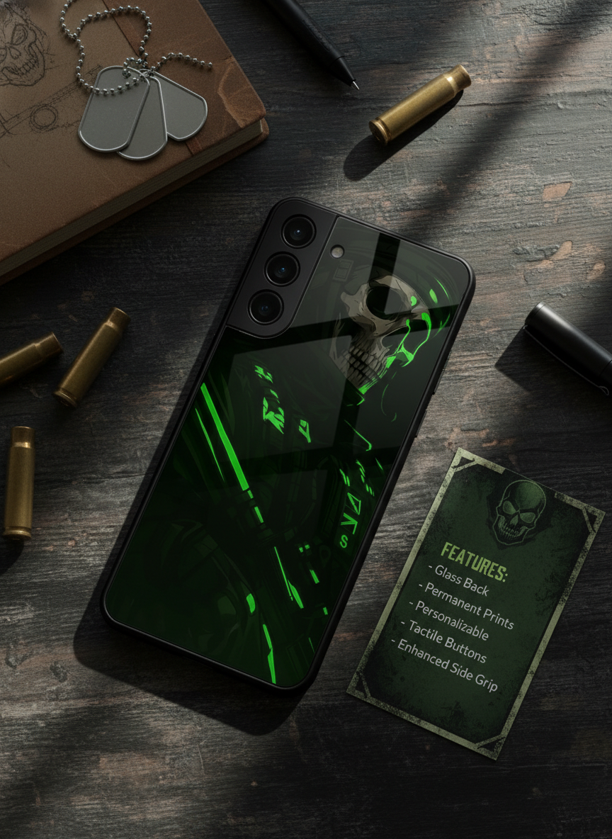 COD Zombie Premium Glass Back Cover For Galaxy S Series The Case & Co India