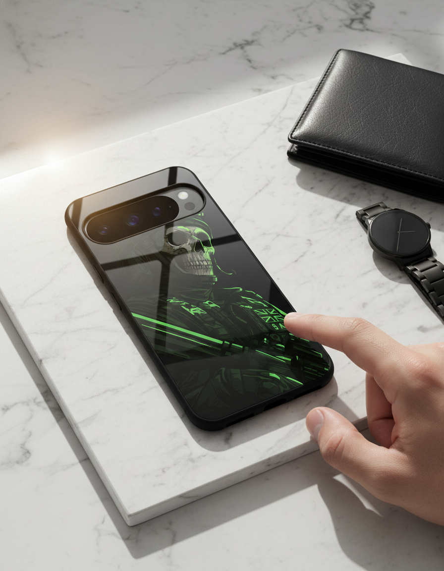 COD Zombie Premium Glass Back Cover For Google Pixel 7,8,9,10 Series The Case & Co India