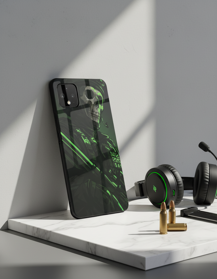 COD Zombie Premium Glass Back Cover For Google Pixel 7,8,9,10 Series The Case & Co India