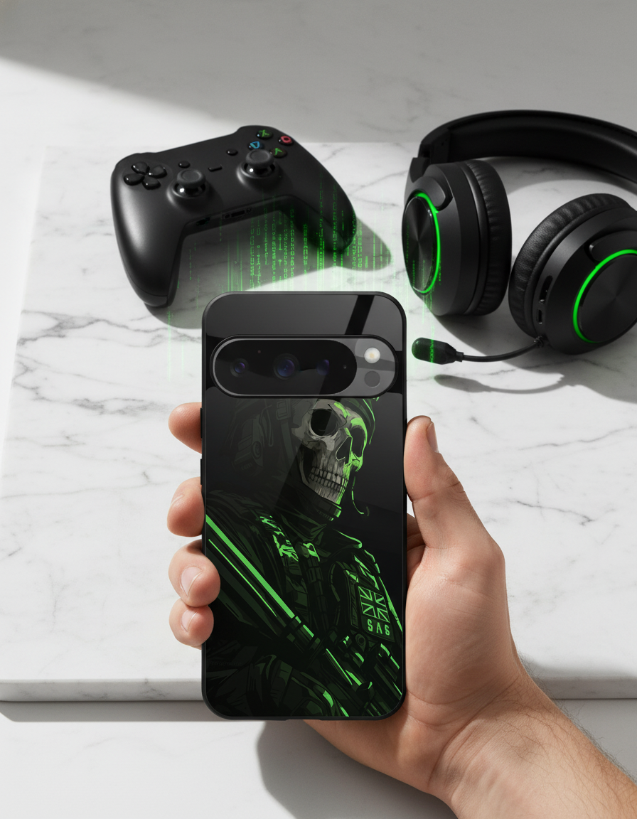 COD Zombie Premium Glass Back Cover For Google Pixel 7,8,9,10 Series The Case & Co India