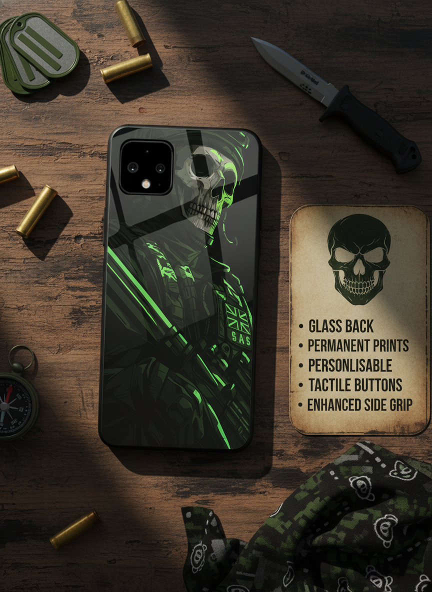 COD Zombie Premium Glass Back Cover For Google Pixel 7,8,9,10 Series The Case & Co India