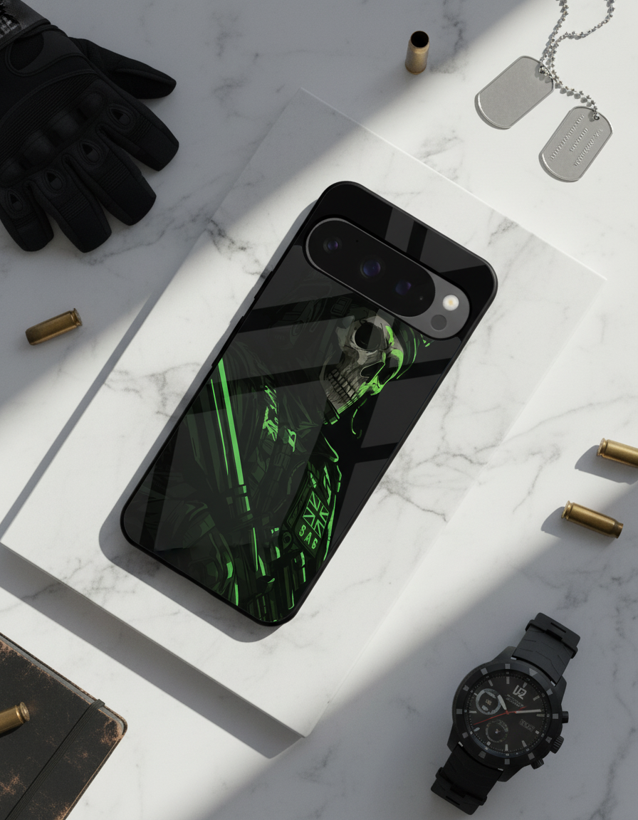 COD Zombie Premium Glass Back Cover For Google Pixel 7,8,9,10 Series The Case & Co India