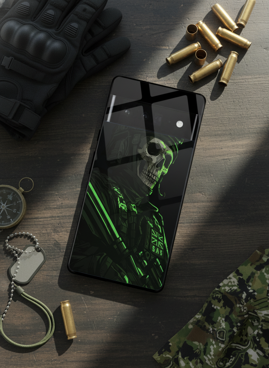 COD Zombie Premium Glass Back Cover For Google Pixel 7,8,9,10 Series The Case & Co India