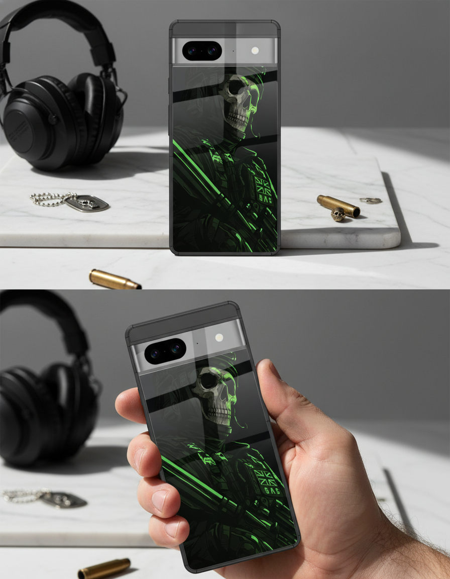 COD Zombie Premium Glass Back Cover For Google Pixel 7,8,9,10 Series The Case & Co India