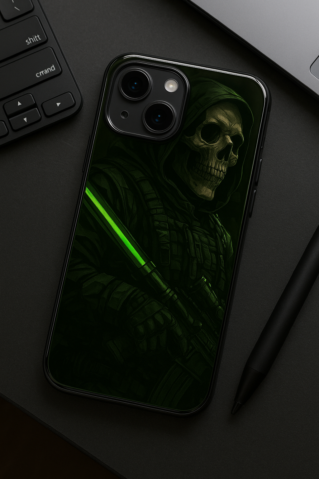 COD Zombie Premium Glass Back Cover For iPhone 11,12,13,14,15,16,17 Models The Case & Co