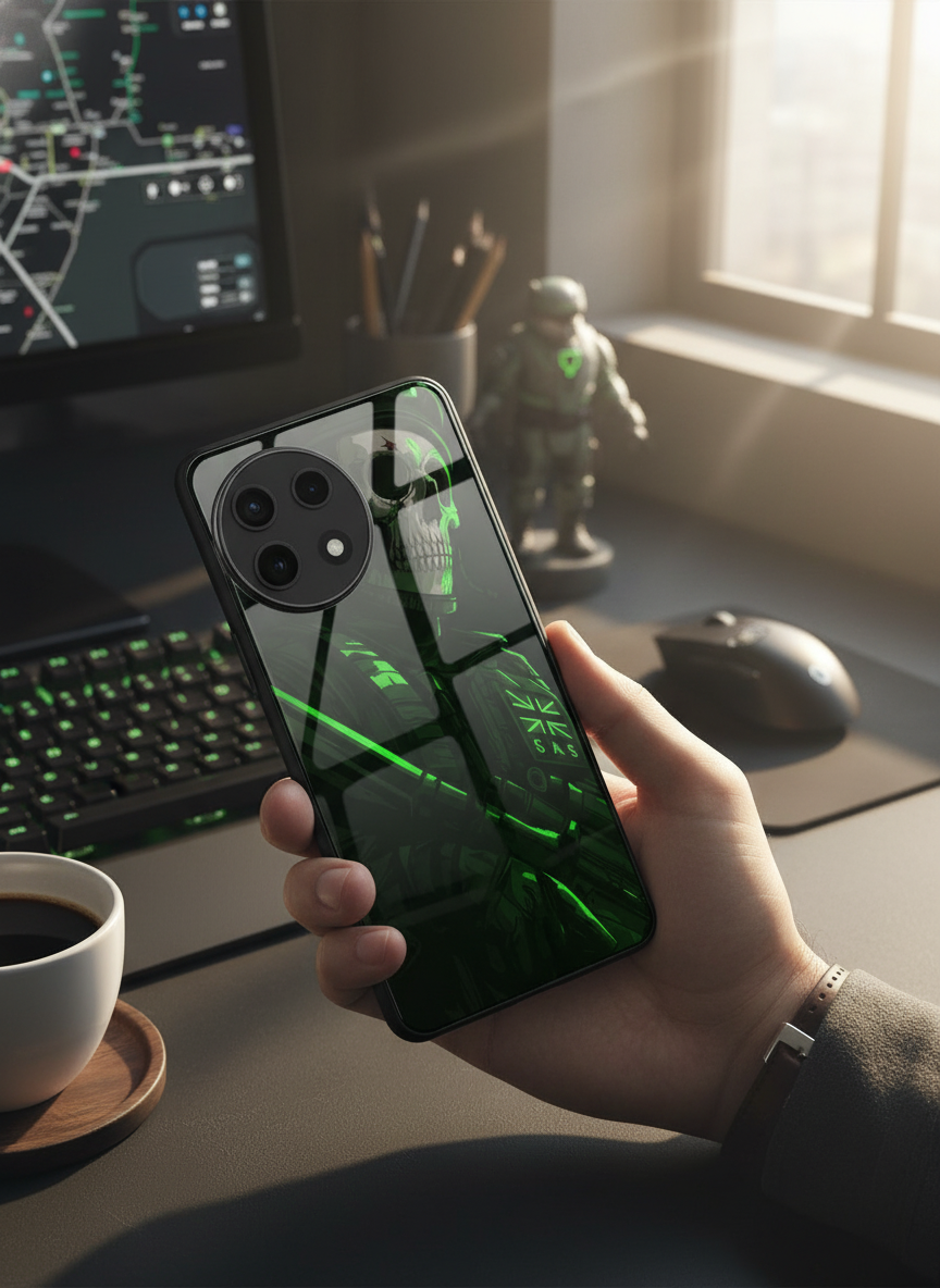 COD Zombie Premium Glass Back Cover For One Plus 13, 12, 11, 10 The Case & Co India