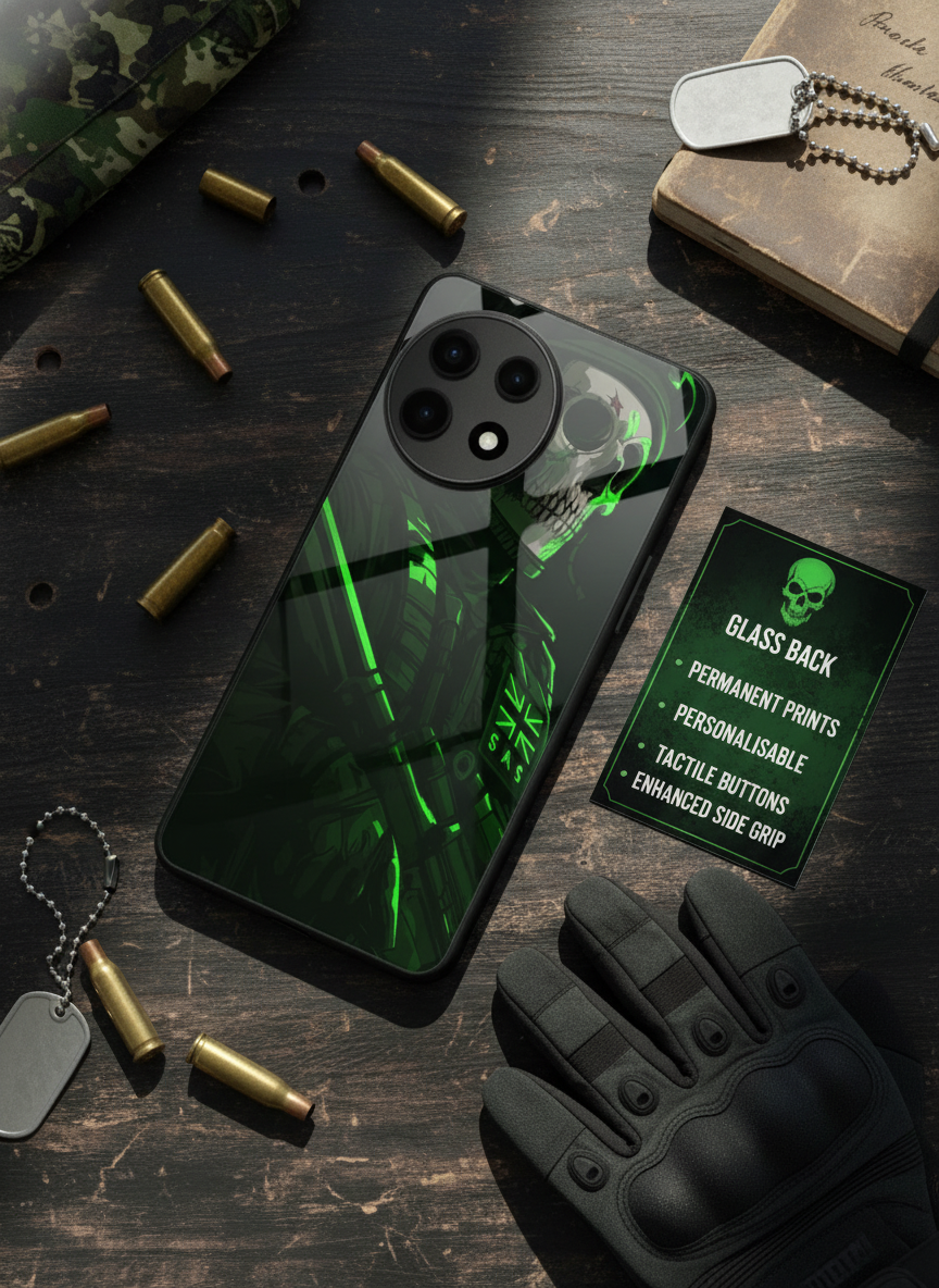 COD Zombie Premium Glass Back Cover For One Plus 13, 12, 11, 10 The Case & Co India
