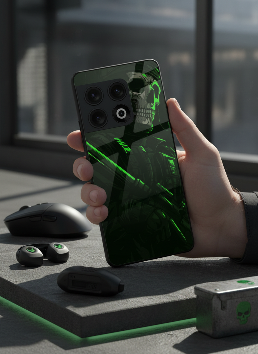 COD Zombie Premium Glass Back Cover For One Plus 13, 12, 11, 10 The Case & Co India