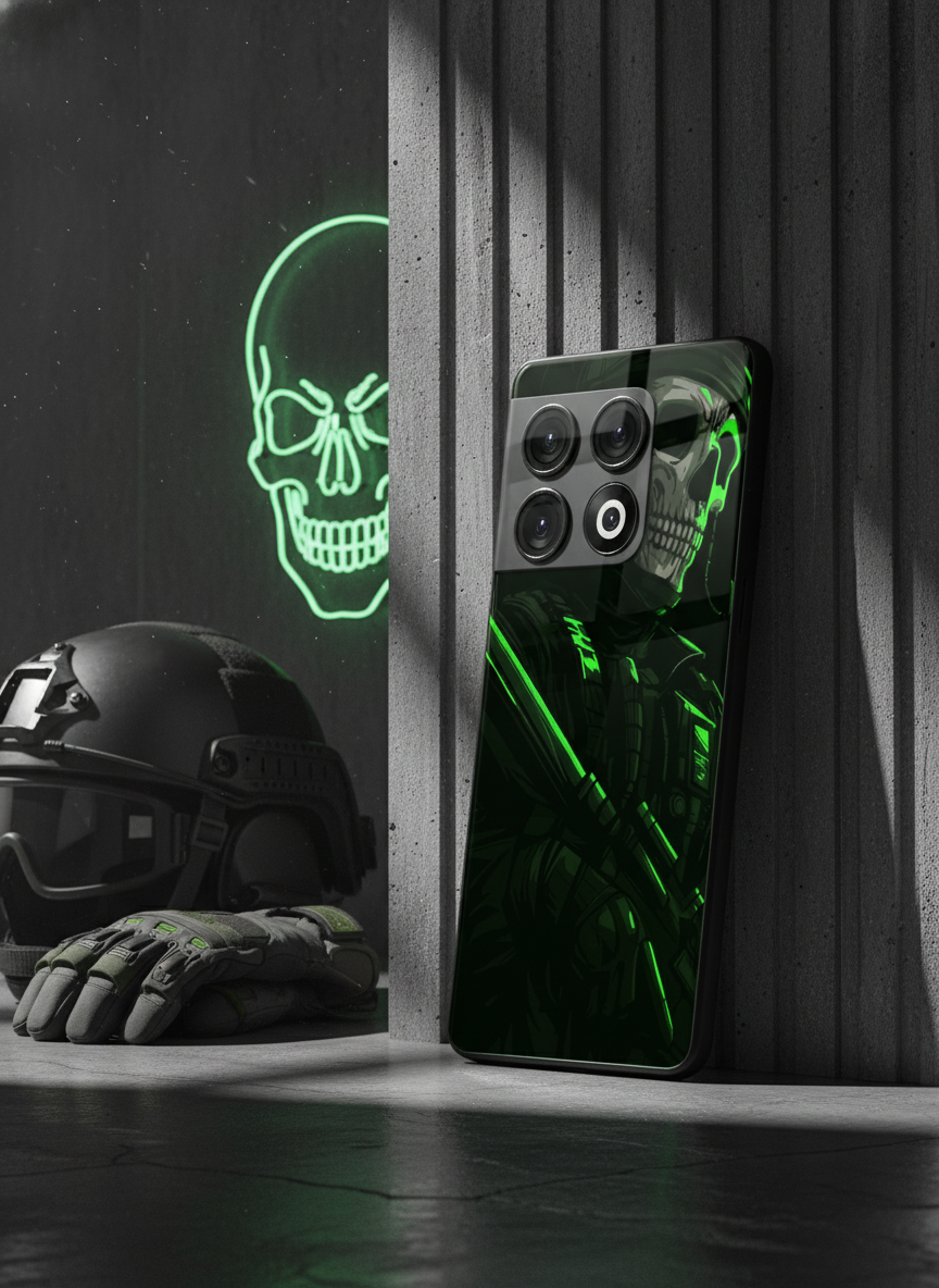 COD Zombie Premium Glass Back Cover For One Plus 13, 12, 11, 10 The Case & Co India