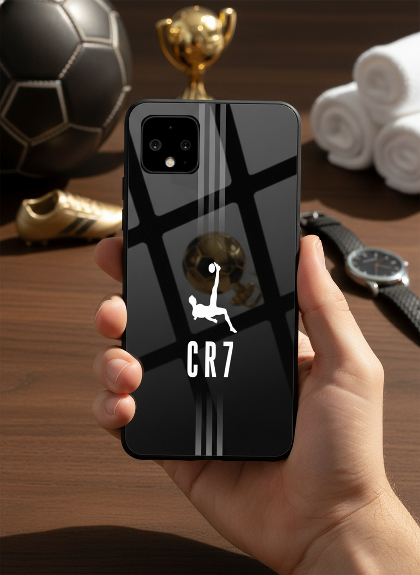 CR7 legacy Premium Glass Back Cover For Google Pixel 7,8,9,10 Series The Case & Co India