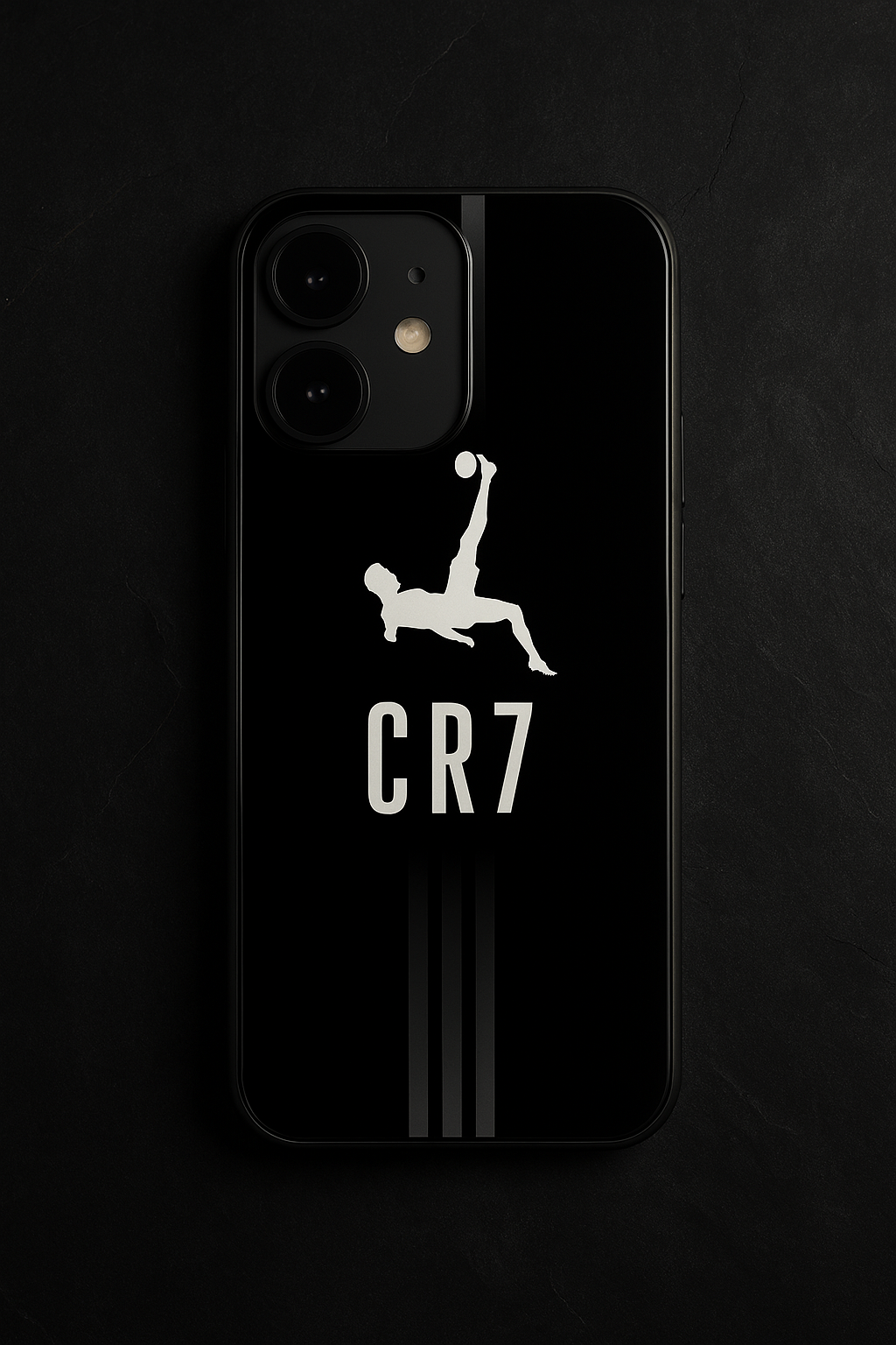 CR7 Legacy Premium Glass Back Cover For iPhone 14-17 Models The Case & Co India
