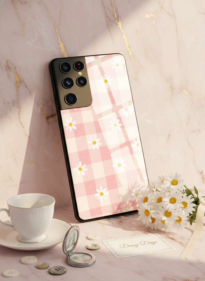 Daisy Bloom Premium Glass Back Cover For Galaxy S Series The Case & Co India