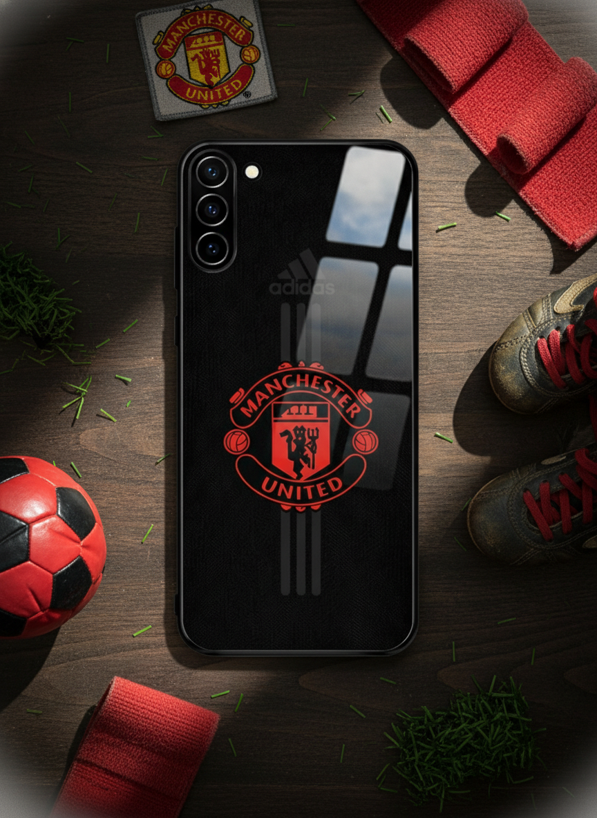 Dark Mode FC Premium Glass Back Cover For Galaxy S Series The Case & Co India