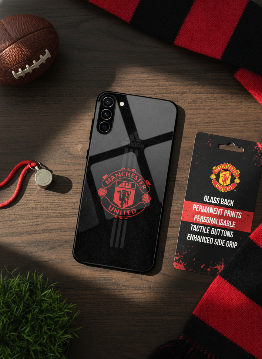Dark Mode FC Premium Glass Back Cover For Galaxy S Series The Case & Co India