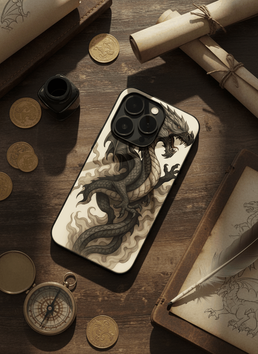 Dragon Glass Back Cover For iPhone 11-17 The Case & Co