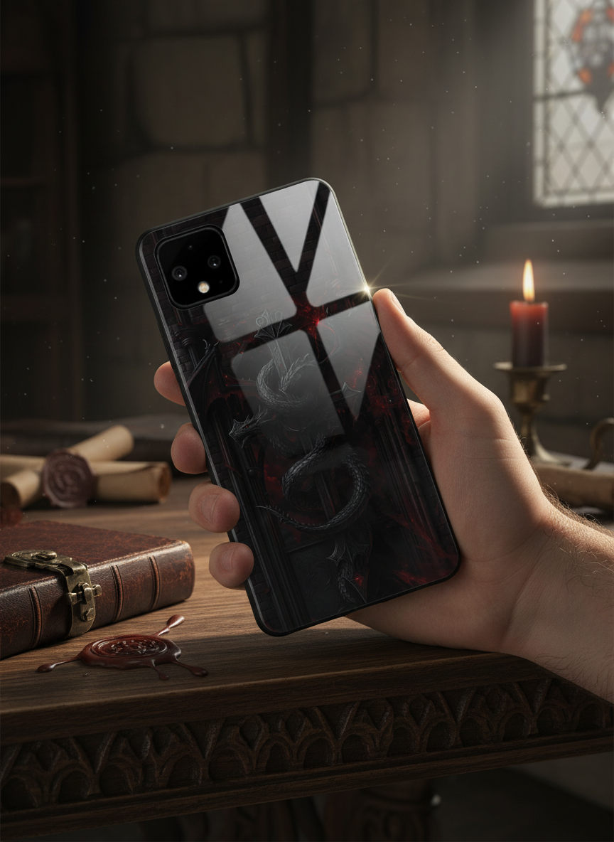Drakonis Premium Glass Back Cover For Google Pixel 7,8,9,10 Series The Case & Co India