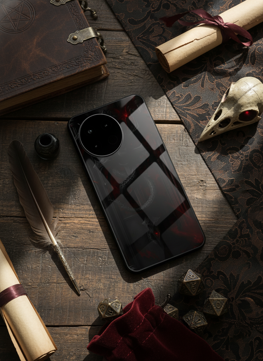 Drakonis Premium Glass Back Cover For One Plus 13, 12, 11, 10 The Case & Co India