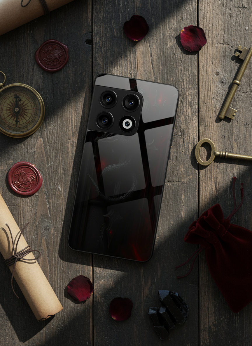 Drakonis Premium Glass Back Cover For One Plus 13, 12, 11, 10 The Case & Co India