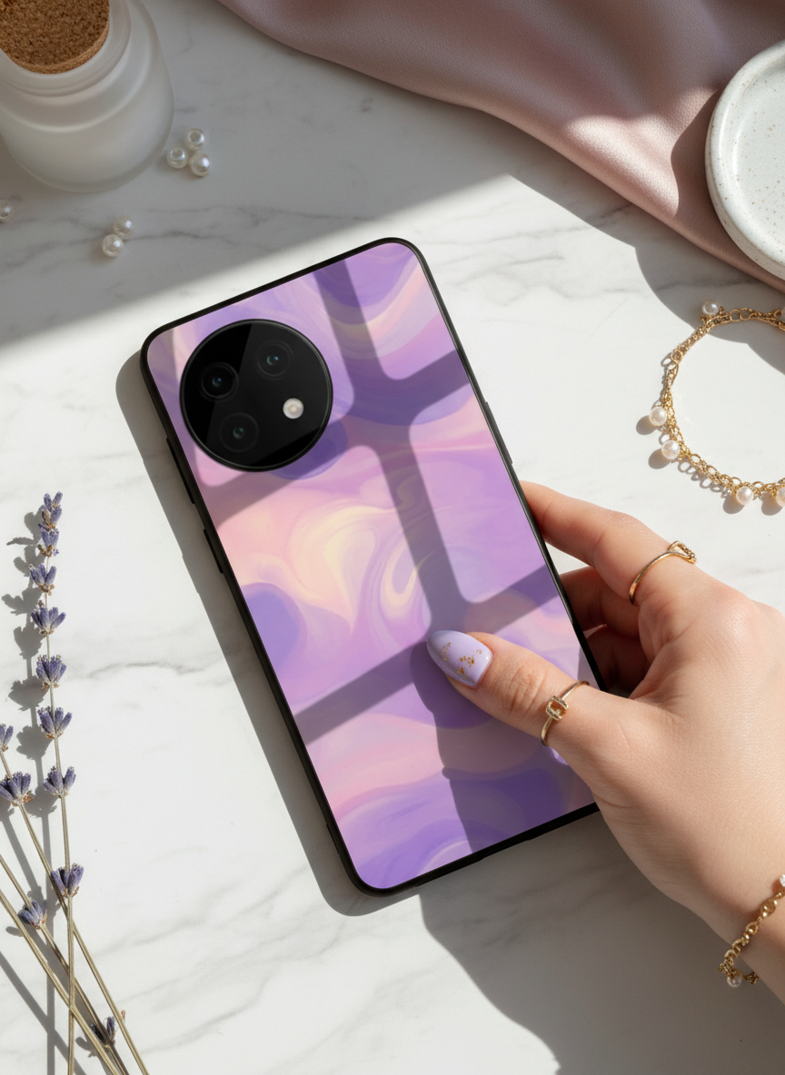 Dreamflow Glass Back Cover For One Plus 13, 12, 11, 10 The Case & Co India