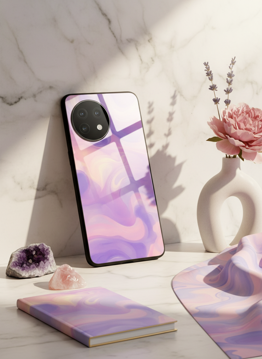 Dreamflow Glass Back Cover For One Plus 13, 12, 11, 10 The Case & Co India