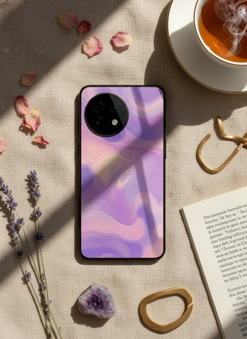 Dreamflow Glass Back Cover For One Plus 13, 12, 11, 10 The Case & Co India