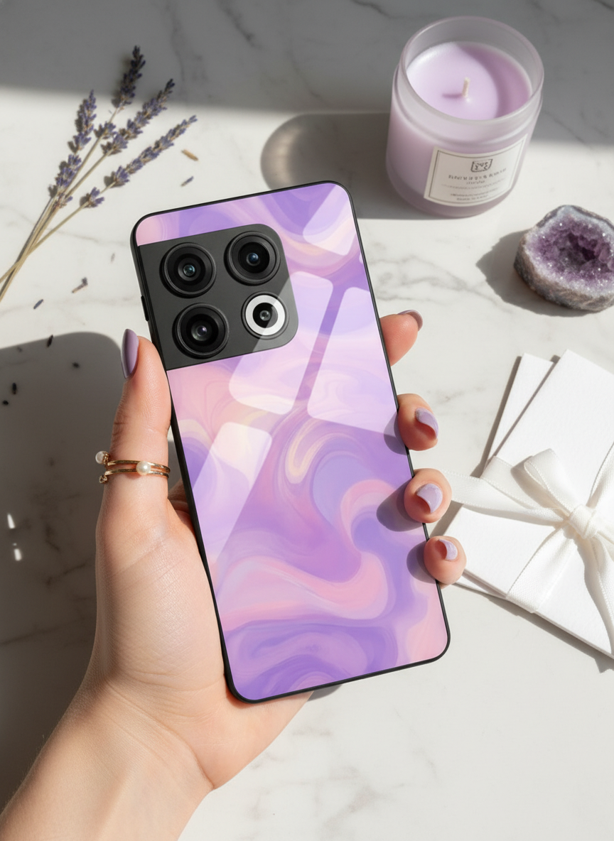 Dreamflow Glass Back Cover For One Plus 13, 12, 11, 10 The Case & Co India
