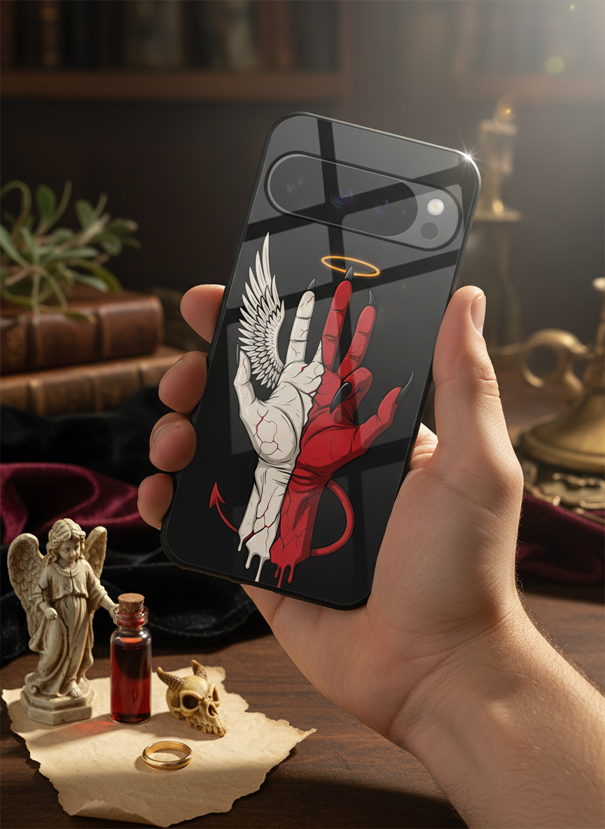 Duality Premium Glass Back Cover For Google Pixel 7,8,9,10 Series The Case & Co India