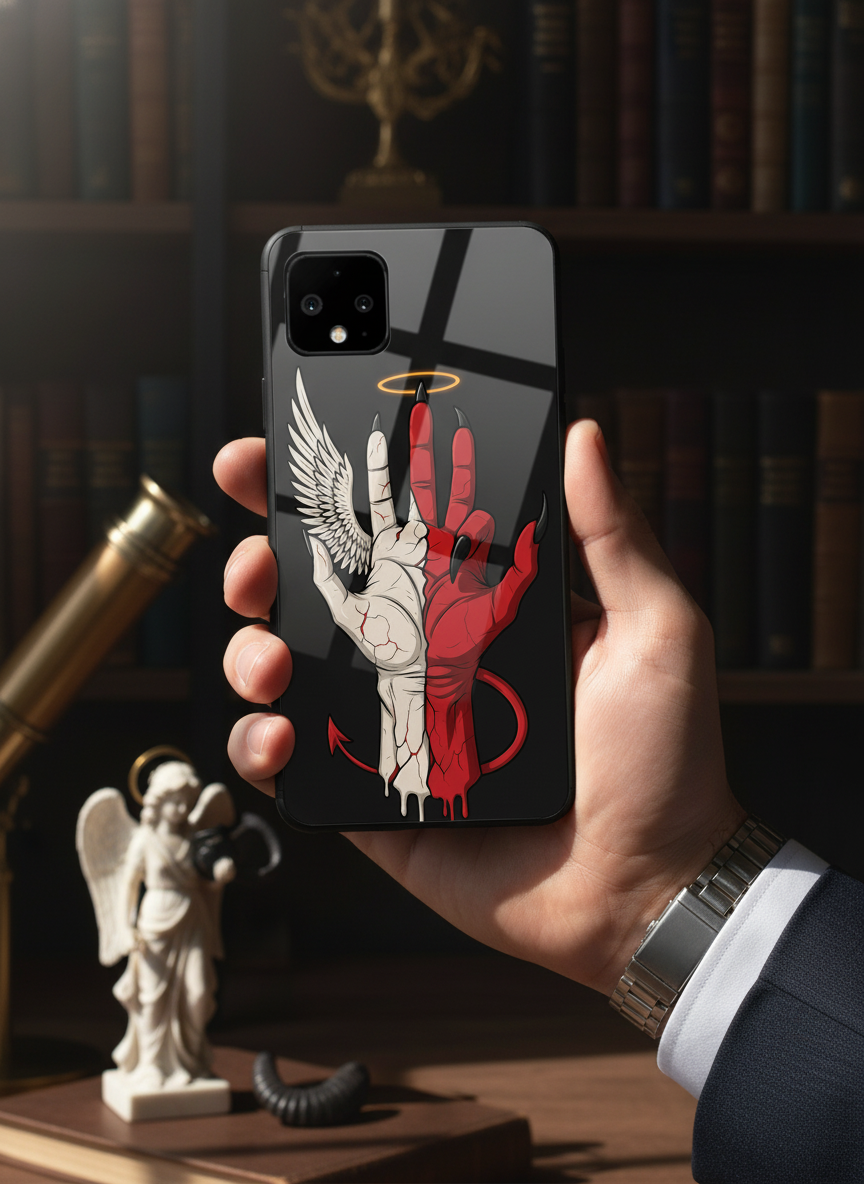 Duality Premium Glass Back Cover For Google Pixel 7,8,9,10 Series The Case & Co India