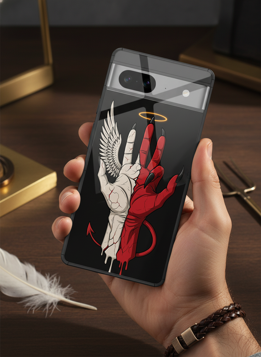 Duality Premium Glass Back Cover For Google Pixel 7,8,9,10 Series The Case & Co India