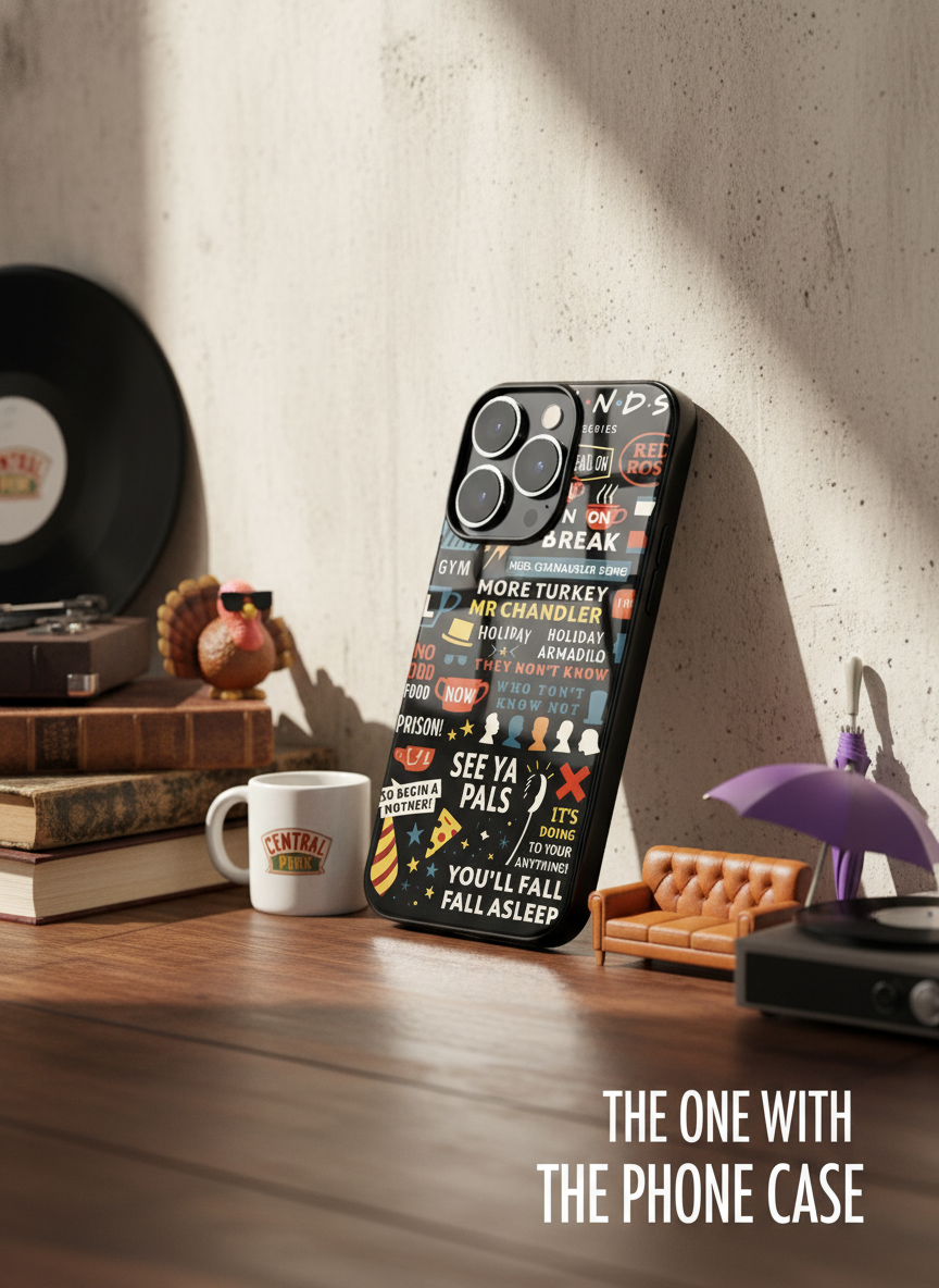 F.R.I.E.N.D.S Premium Glass Back Cover For iPhone 14-17 Models The Case & Co India