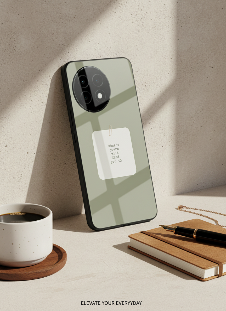 Find You Glass Back Cover For One Plus 13, 12, 11, 10 The Case & Co India