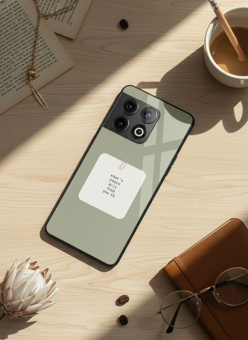 Find You Glass Back Cover For One Plus 13, 12, 11, 10 The Case & Co India