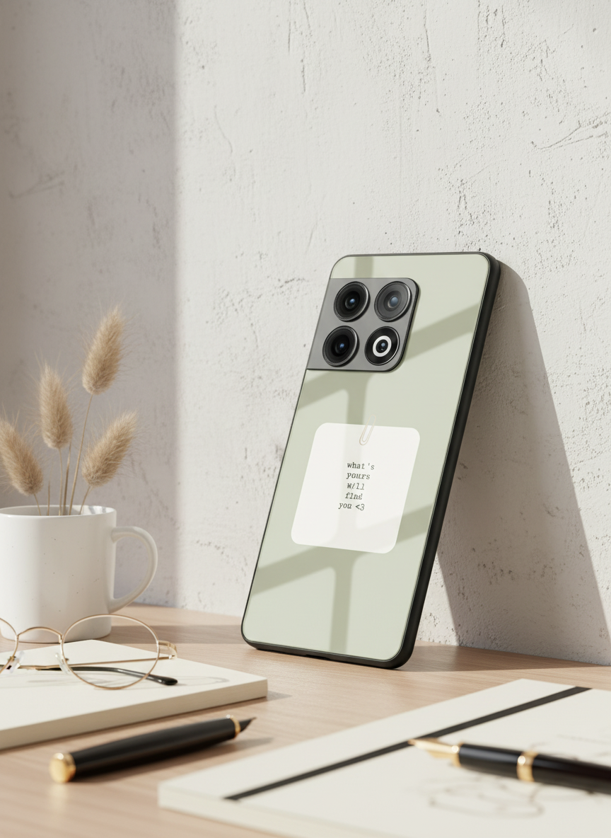 Find You Glass Back Cover For One Plus 13, 12, 11, 10 The Case & Co India