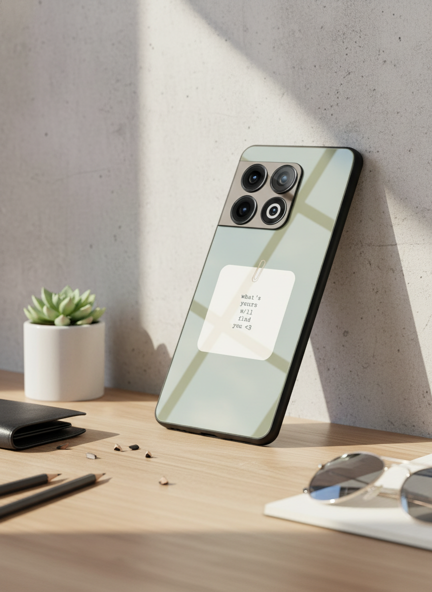 Find You Glass Back Cover For One Plus 13, 12, 11, 10 The Case & Co India