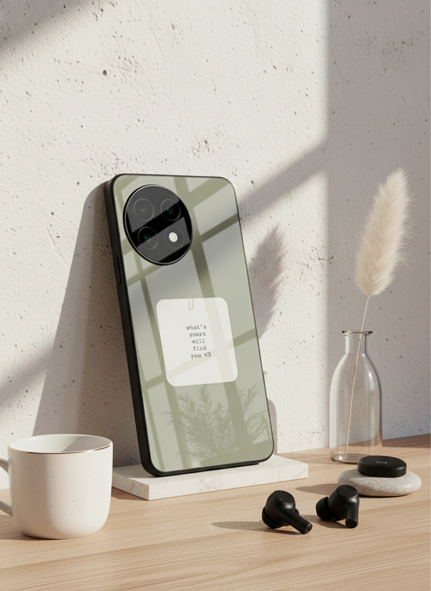 Find You Glass Back Cover For One Plus 13, 12, 11, 10 The Case & Co India