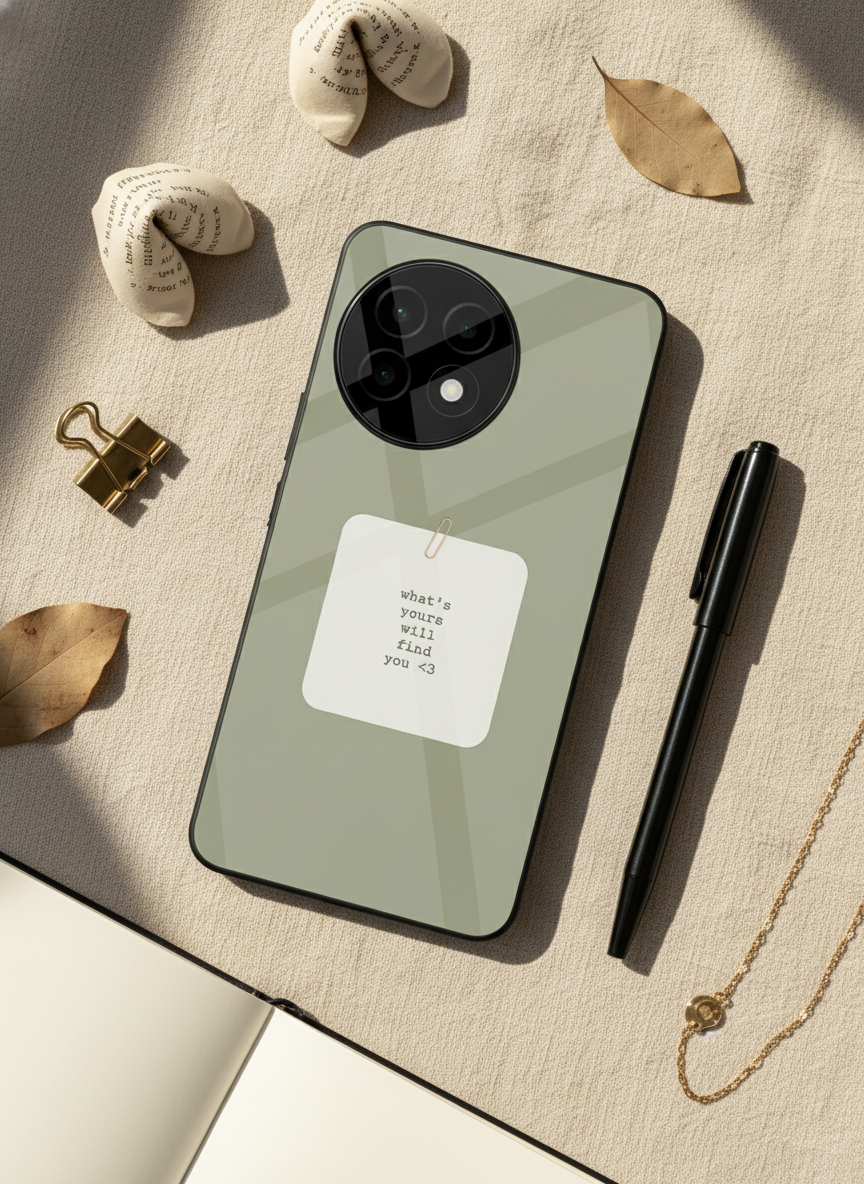Find You Glass Back Cover For One Plus 13, 12, 11, 10 The Case & Co India