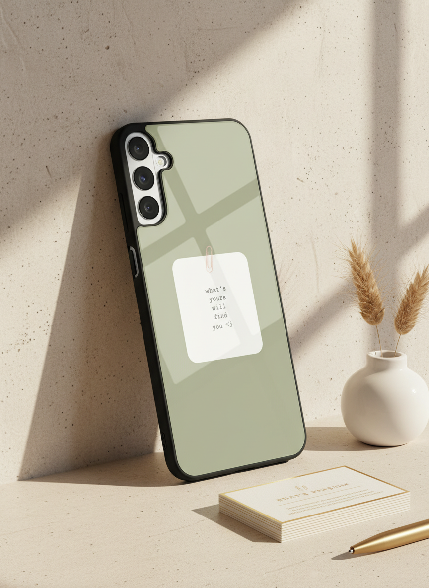 Find You Premium Glass Back Cover For Galaxy S Series The Case & Co India