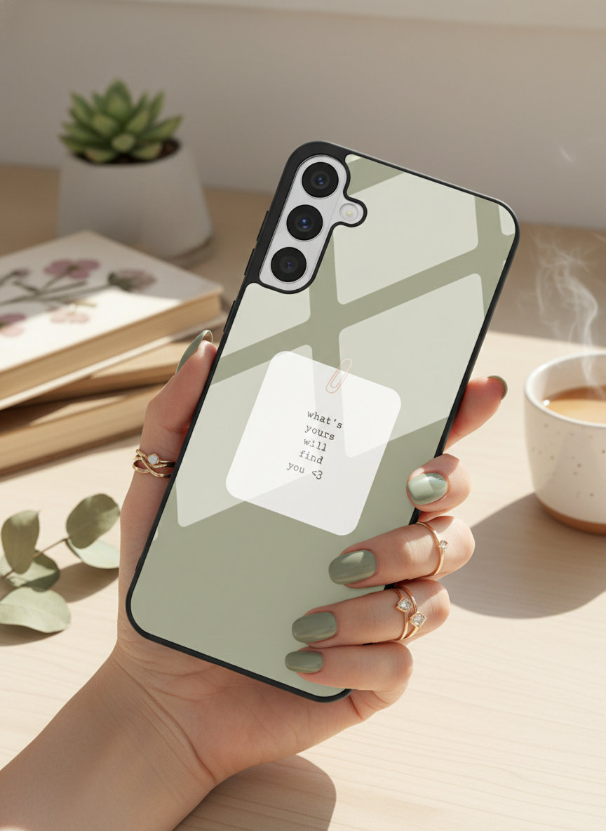 Find You Premium Glass Back Cover For Galaxy S Series The Case & Co India