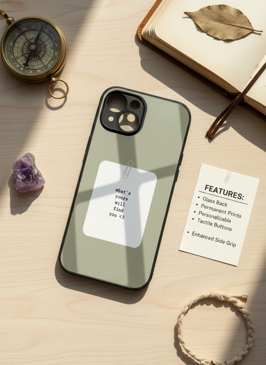 Find You Premium Glass Back Cover For iPhone 14-17 Models The Case & Co India