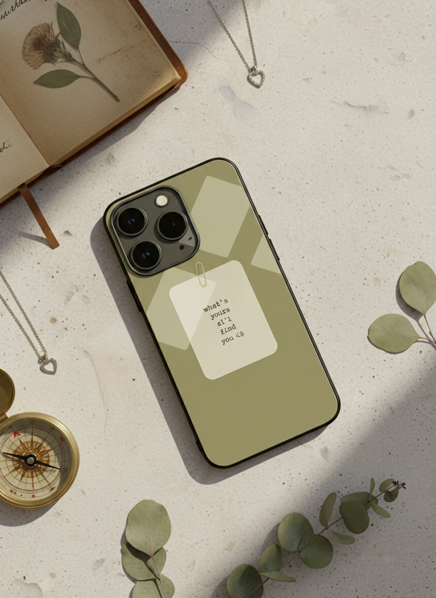 Find You Premium Glass Back Cover For iPhone 14-17 Models The Case & Co India