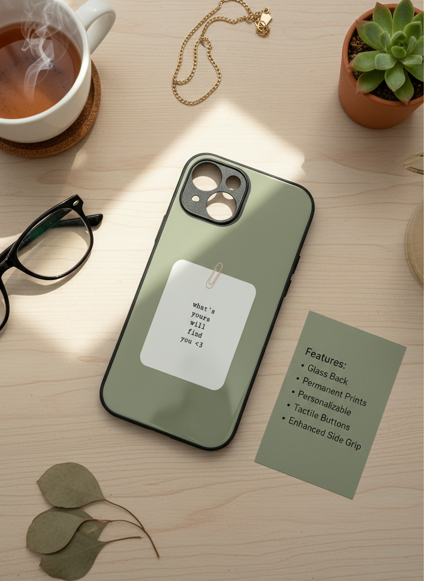Find You Premium Glass Back Cover For iPhone 14-17 Models The Case & Co India
