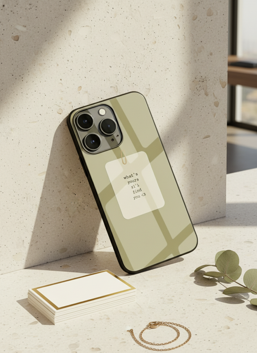 Find You Premium Glass Back Cover For iPhone 14-17 Models The Case & Co India
