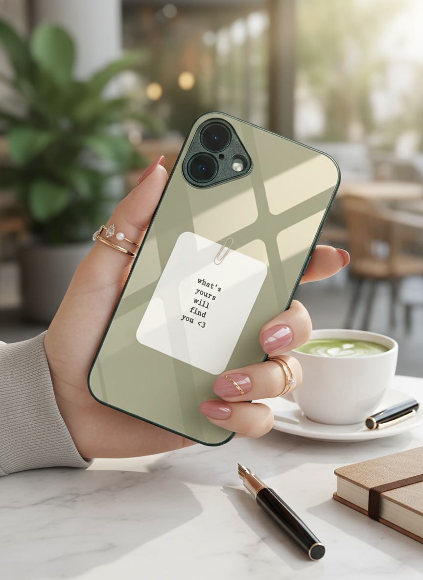 Find You Premium Glass Back Cover For iPhone 14-17 Models The Case & Co India