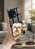 Fluffy Love Glass Back Cover For One Plus 13, 12, 11, 10 The Case & Co India